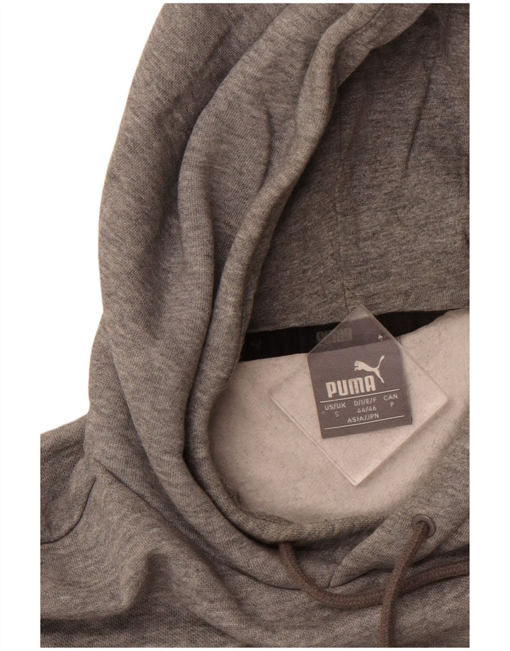 Puma Mens Graphic Hoodie Jumper Pequeno Cinza