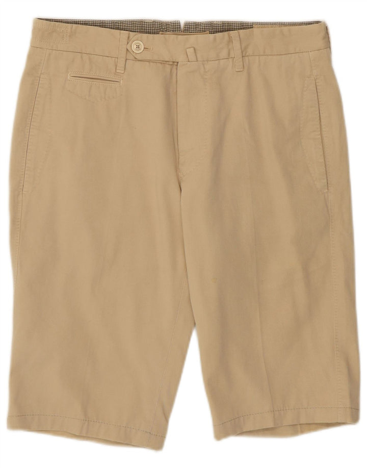 TWISTED TAILOR Mens Chino Shorts IT 46 Pequeno W30 Algodão Bege
