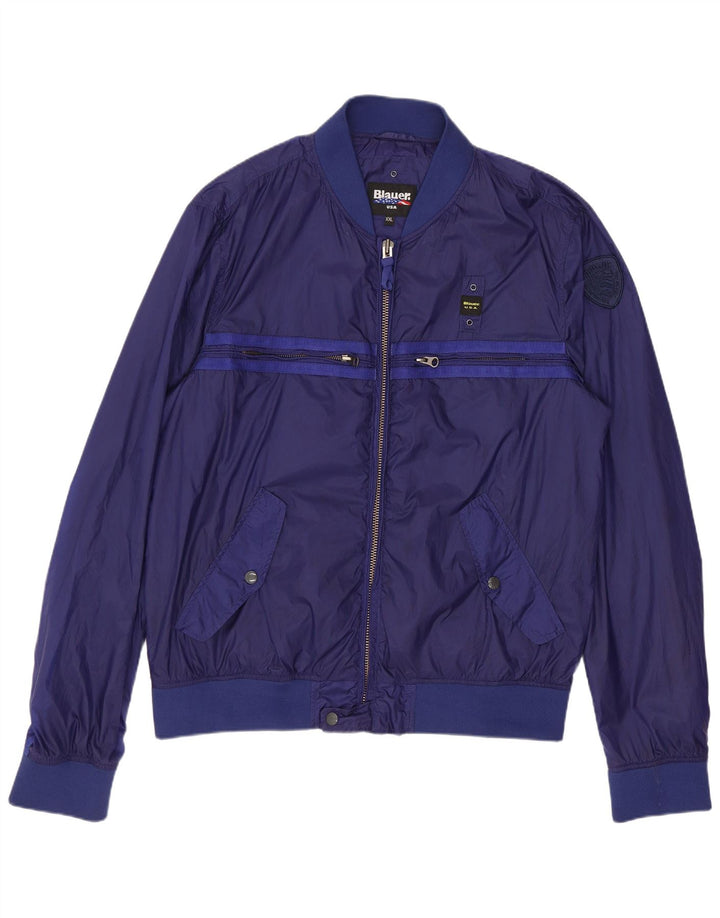 Jaqueta bomber masculina BLAUER UK 44 2XL azul marinho