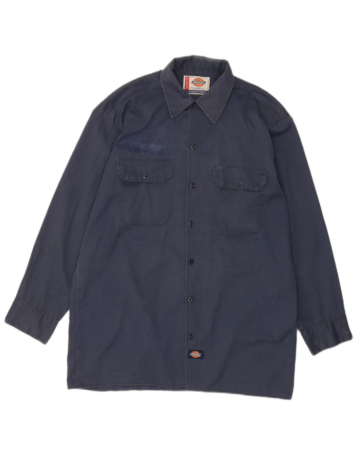 Camisa masculina Dickies poliéster azul marinho médio