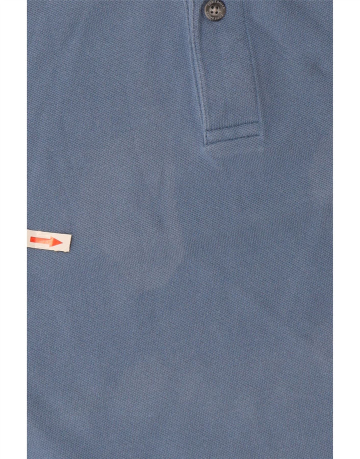 Camisa pólo masculina Eddie Bauer 2XL algodão azul