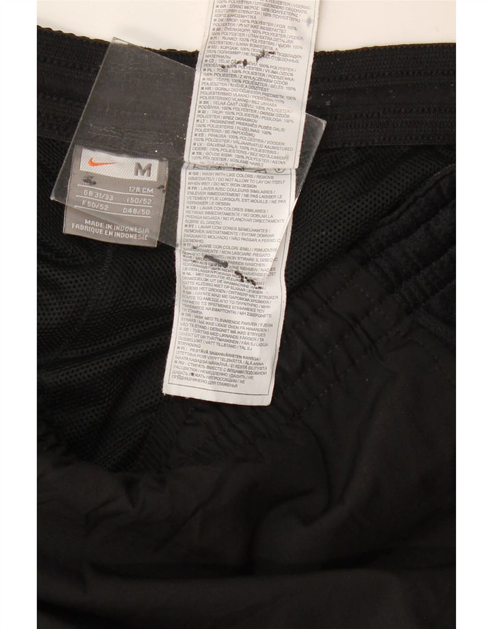 Calça de treino masculina NIKE Joggers médio preto colorblock poliéster