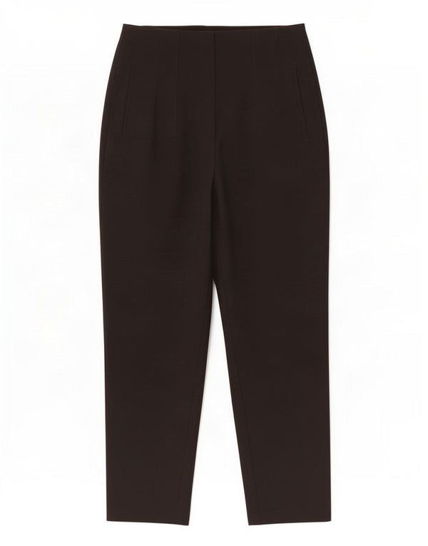 Zara Womens Tapered Casual Trousers Large W30 L26 Black Polyester