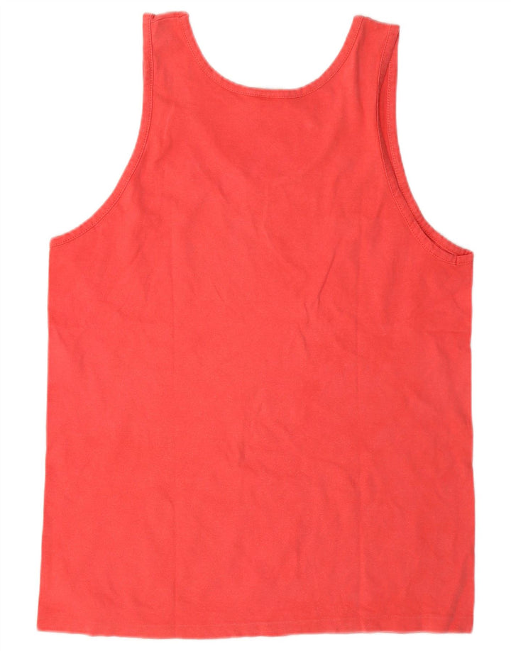 Colete gráfico feminino Champion UK 14 grande algodão vermelho