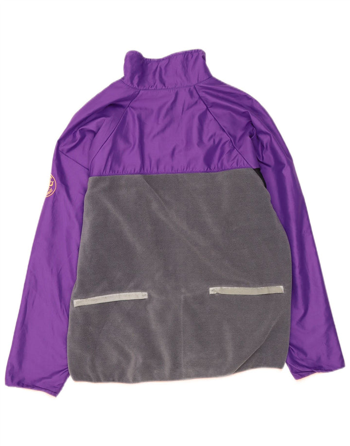 Jaqueta masculina Castelli de poliéster roxo pequeno Colourblock