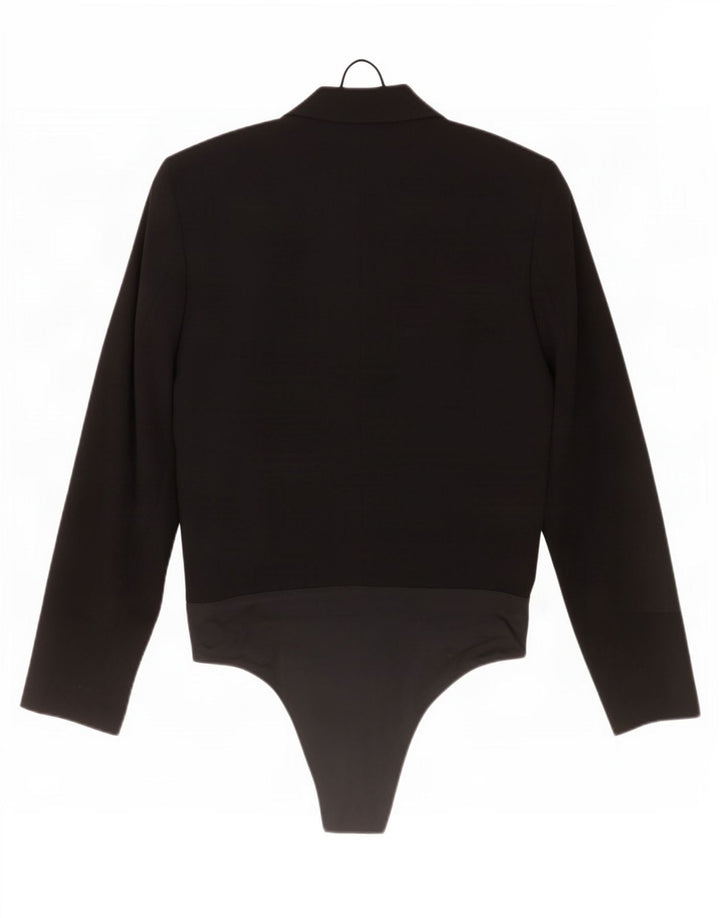 Macacão feminino Zara Blazer UK 6 XS preto poliéster
