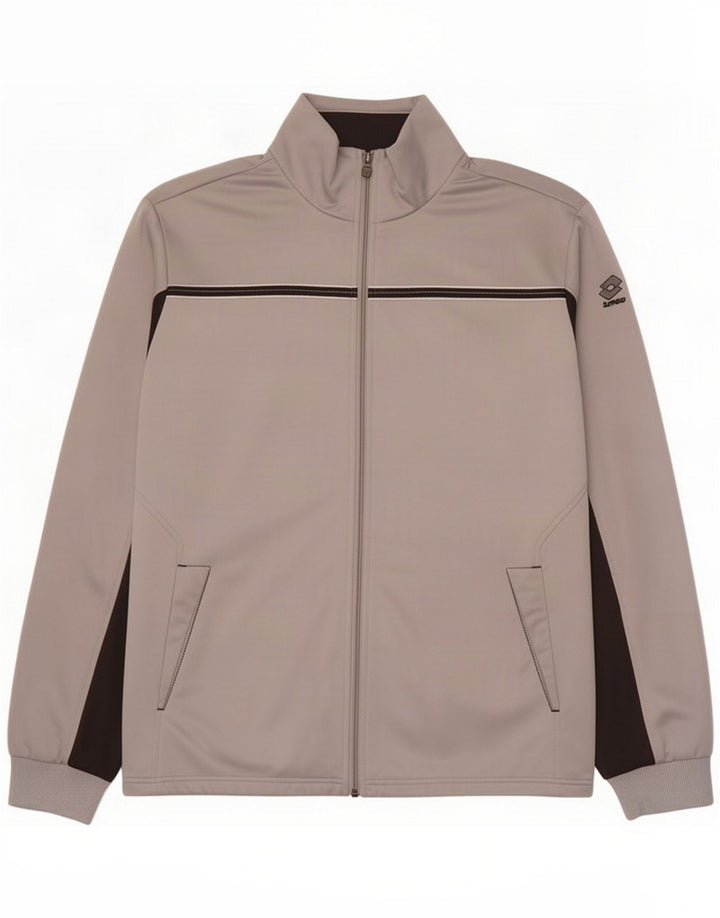 Lotto Mens Tracksuit Top Jacket 3XL Cinza Colourblock Poliéster