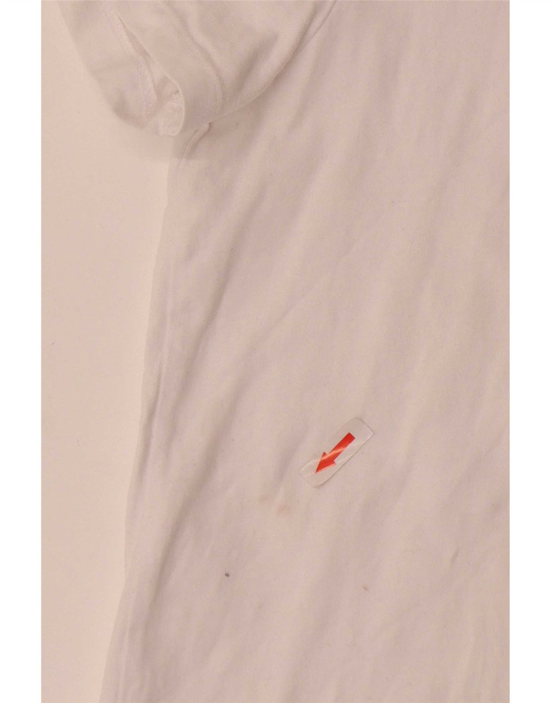 Camiseta masculina Superdry Top grande algodão branco