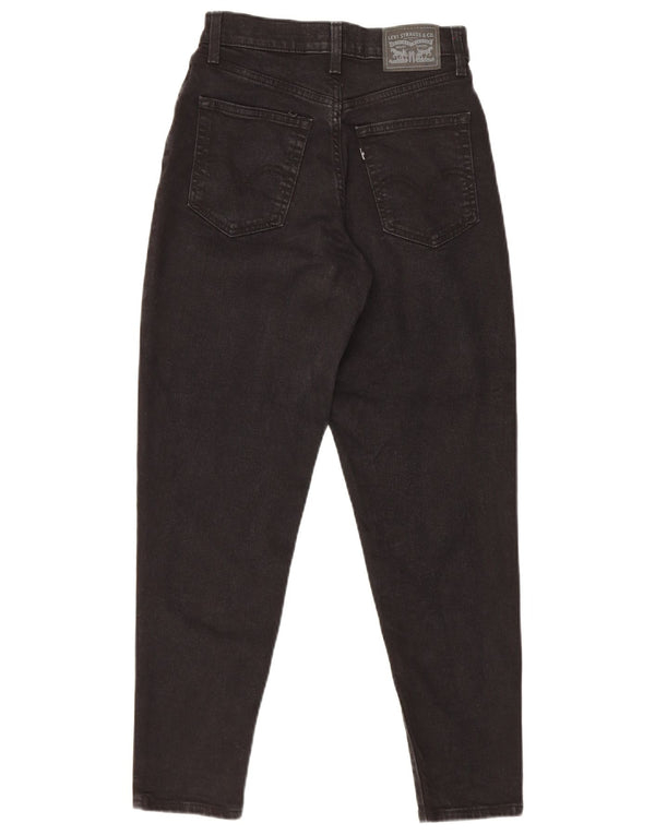Jeans feminino Levi's Mom cintura alta W25 L27 algodão preto