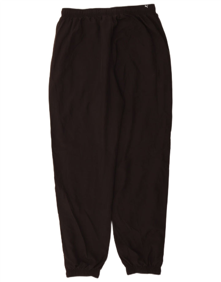 Calça de treino masculina Puma Graphic Joggers poliéster preto médio