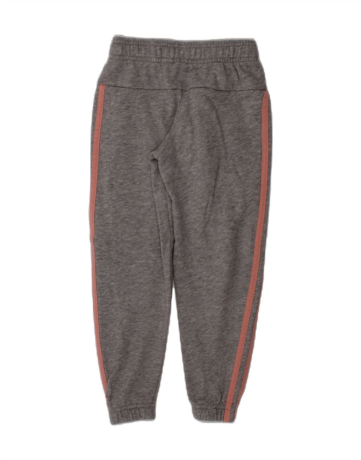 ADIDAS Girls Tracksuit Trousers Joggers 4-5 Years  Grey Vintage Adidas and Second-Hand Adidas from Messina Hembry 