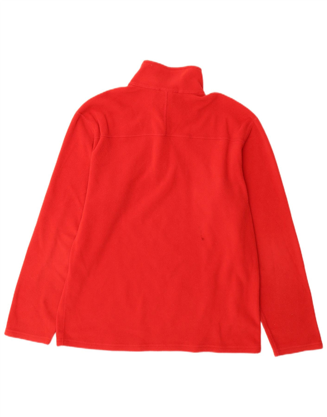 Suéter de lã masculino The North Face com zíper e gola média poliéster vermelho