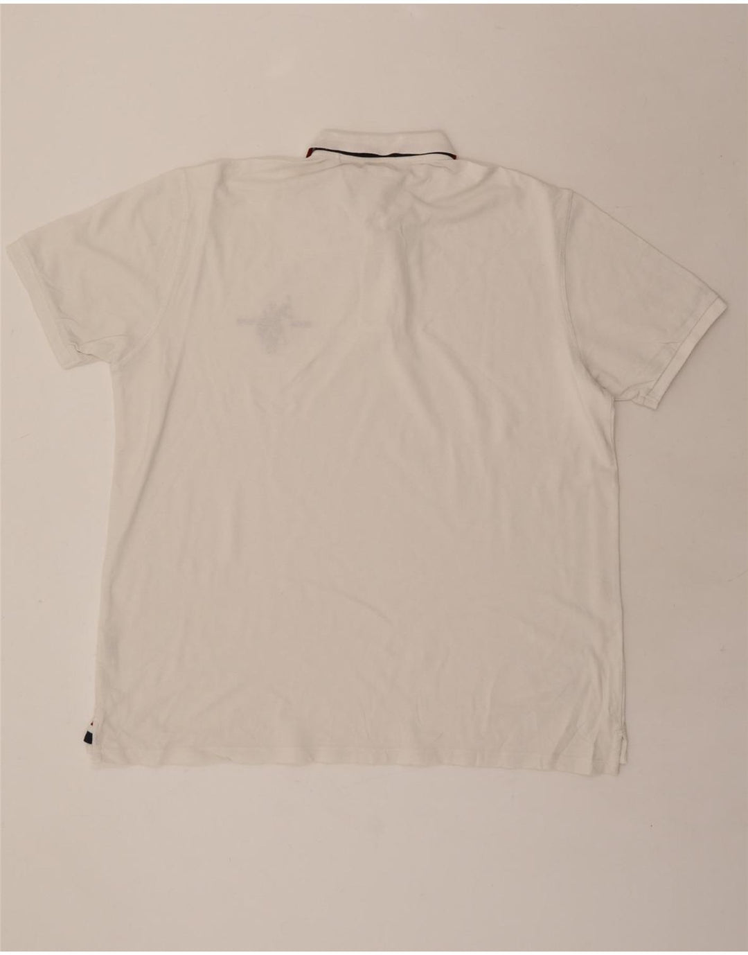U.S. POLO ASSN. Mens Polo Shirt 4XL White Cotton Vintage U.S. Polo Assn. and Second-Hand U.S. Polo Assn. from Messina Hembry 