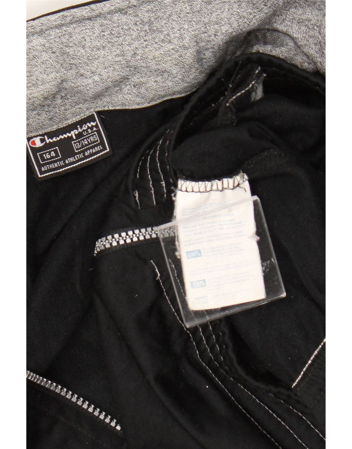 Jaqueta de treino Champion Boys 13-14 anos preto colorblock poliéster