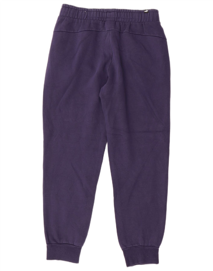 Calça de treino masculina Puma Joggers médio azul marinho algodão