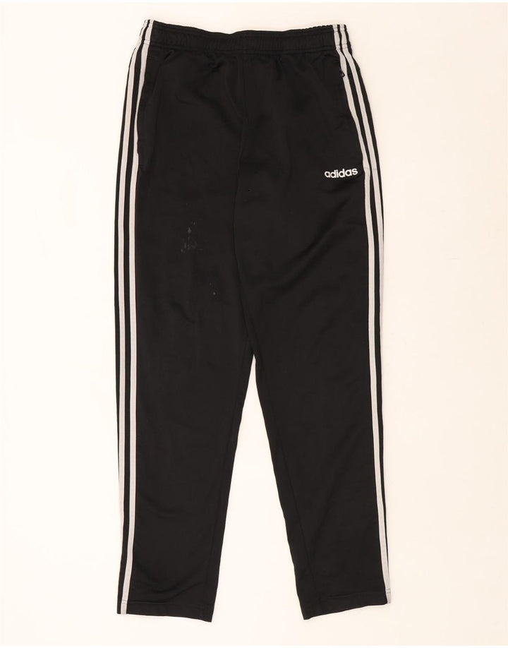 Calças de treino masculinas ADIDAS poliéster preto médio