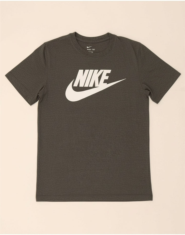 Camiseta gráfica masculina NIKE cinza pequena
