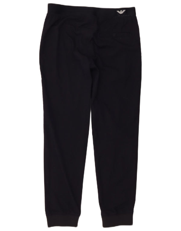 Calça jogger masculina Emporio Armani Chino EU 48 Médio W38 L28 Azul marinho