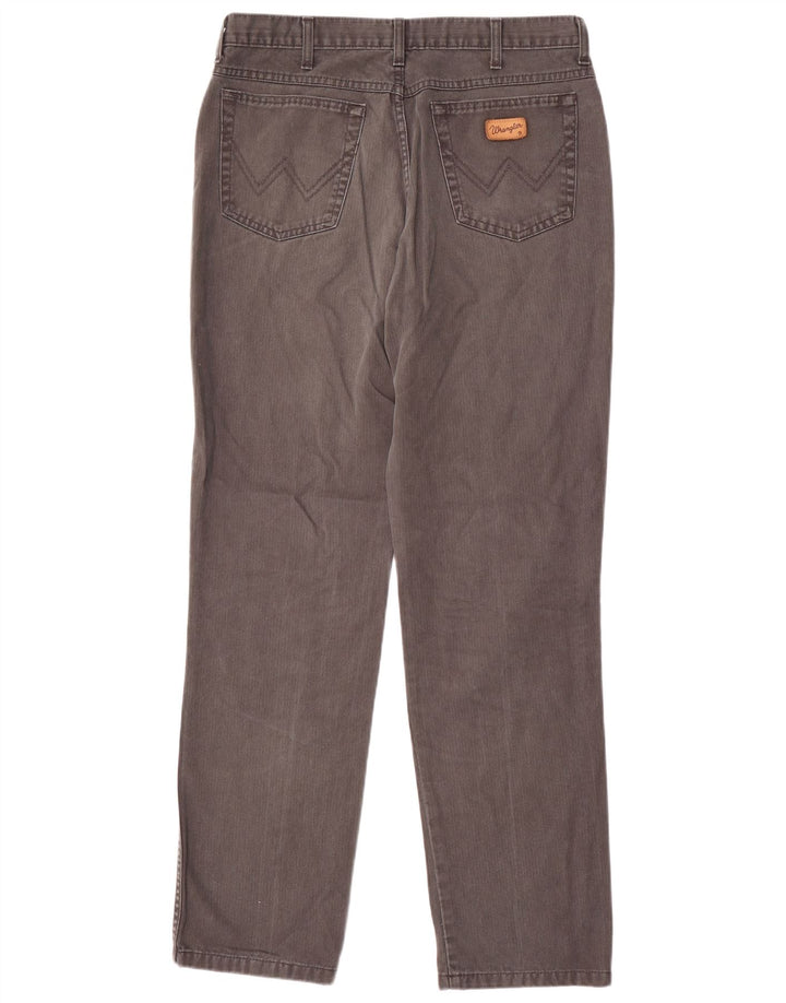 Wrangler Masculino Ohio Straight Jeans W34 L32 Cinza Algodão