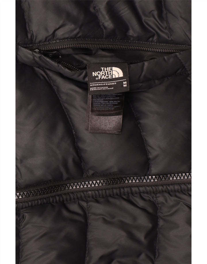 Casaco acolchoado reversível feminino The North Face UK 12 médio preto nylon