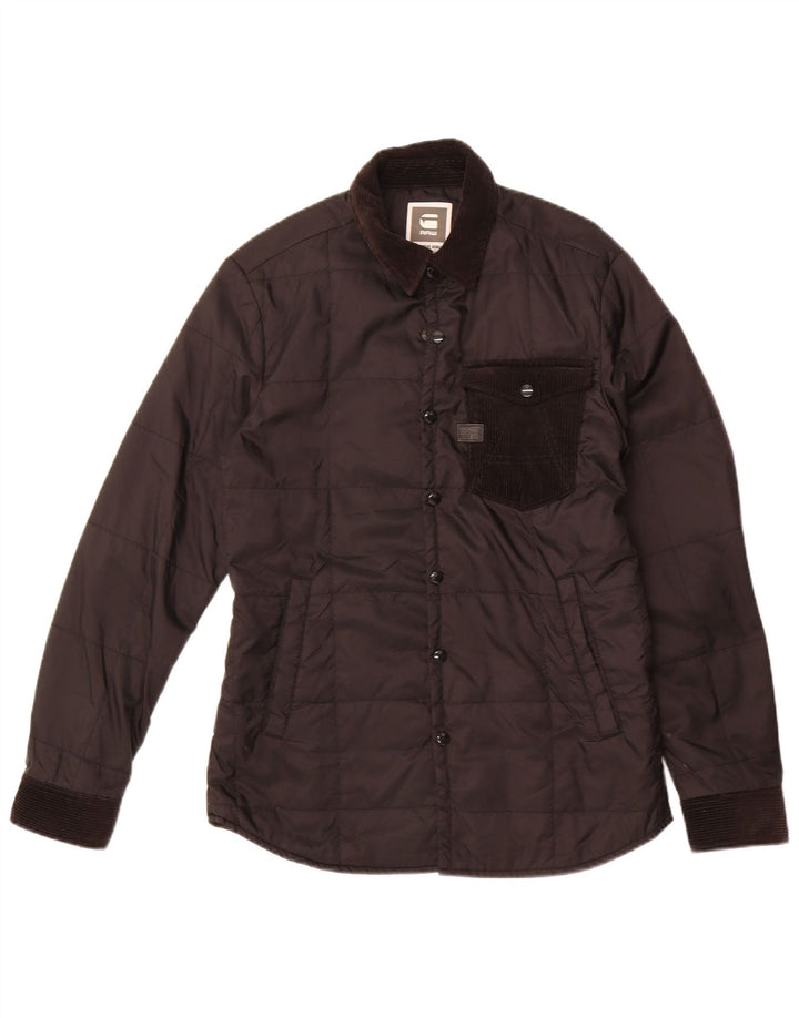 Jaqueta acolchoada masculina G-STAR UK 40 grande nylon preto