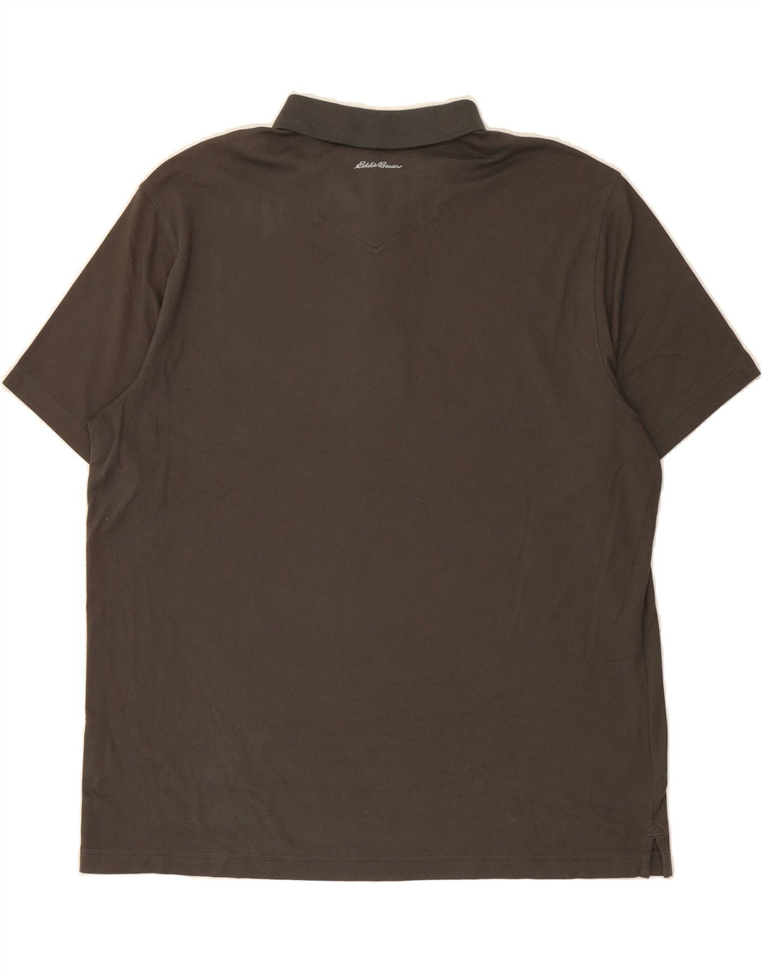 EDDIE BAUER Mens Polo Shirt XL Grey Cotton Vintage Eddie Bauer and Second-Hand Eddie Bauer from Messina Hembry 
