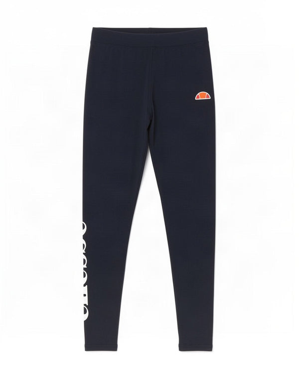 Ellesse Leggings Gráficos Femininos Reino Unido 10 Pequeno Algodão Azul Marinho