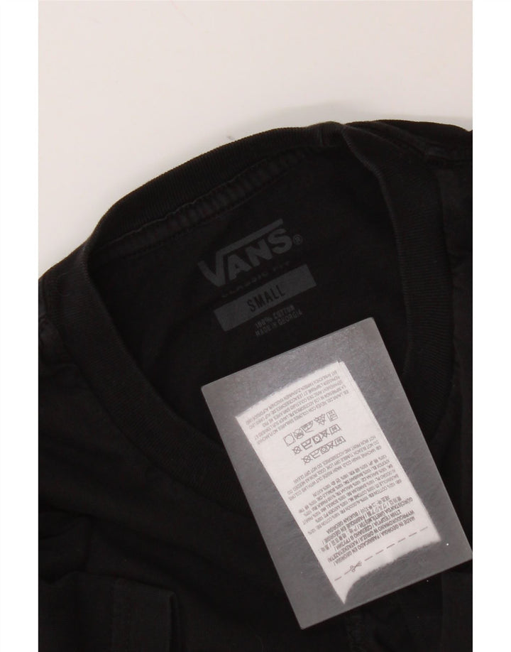 Camiseta Vans Masculina Classic Fit Top Pequeno Algodão Preto
