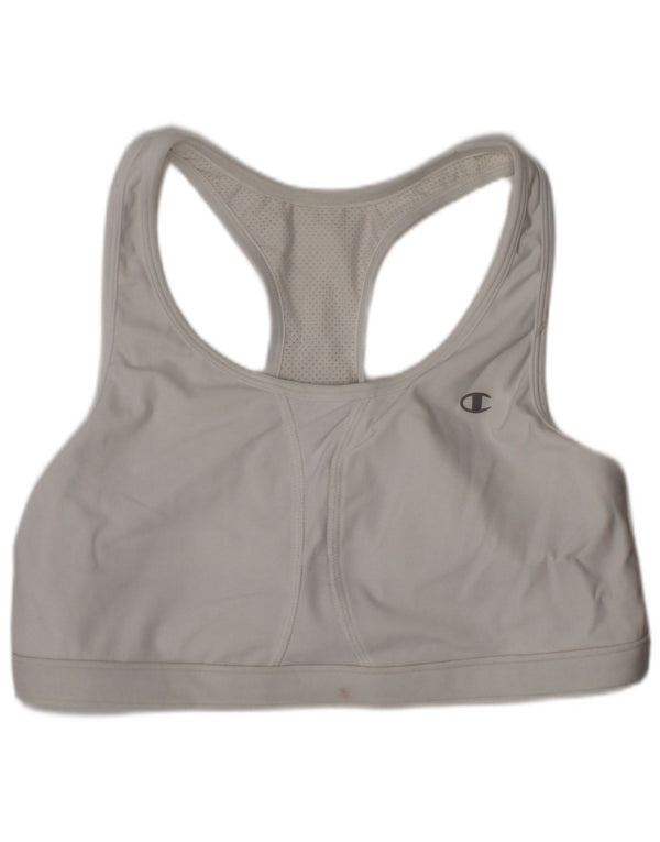 Sutiã esportivo feminino Champion XL branco nylon esportivo