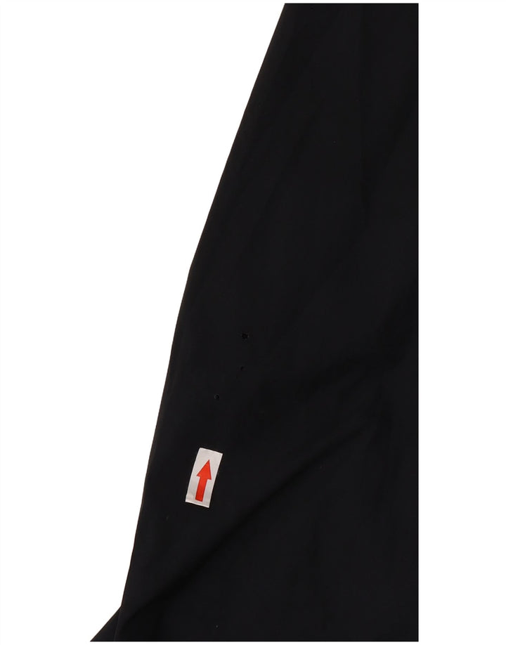 Jaqueta bomber feminina Massimo Dutti com capuz grande tamanho UK 14 azul marinho médio