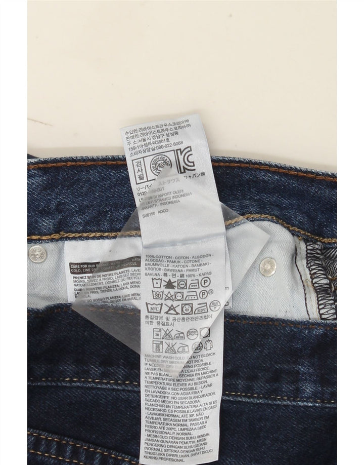 Shorts jeans masculino Levi's 522 W31 médio azul marinho