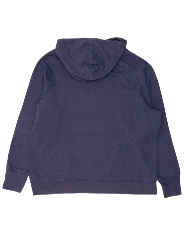 Jumper com capuz gráfico masculino Champion XL azul marinho