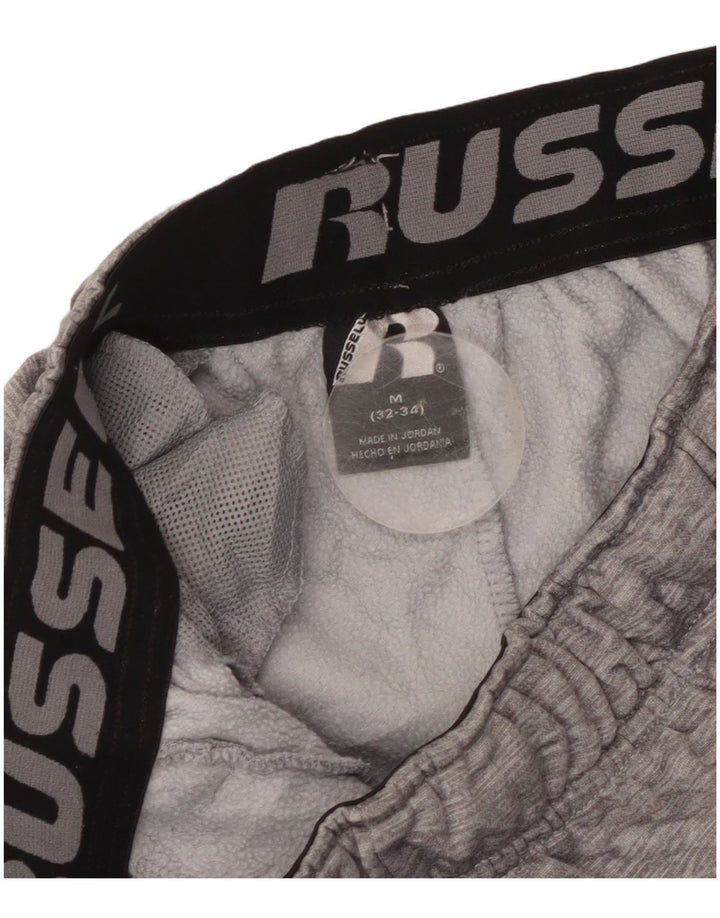 Calça de treino masculina Russell Athletic cinza médio