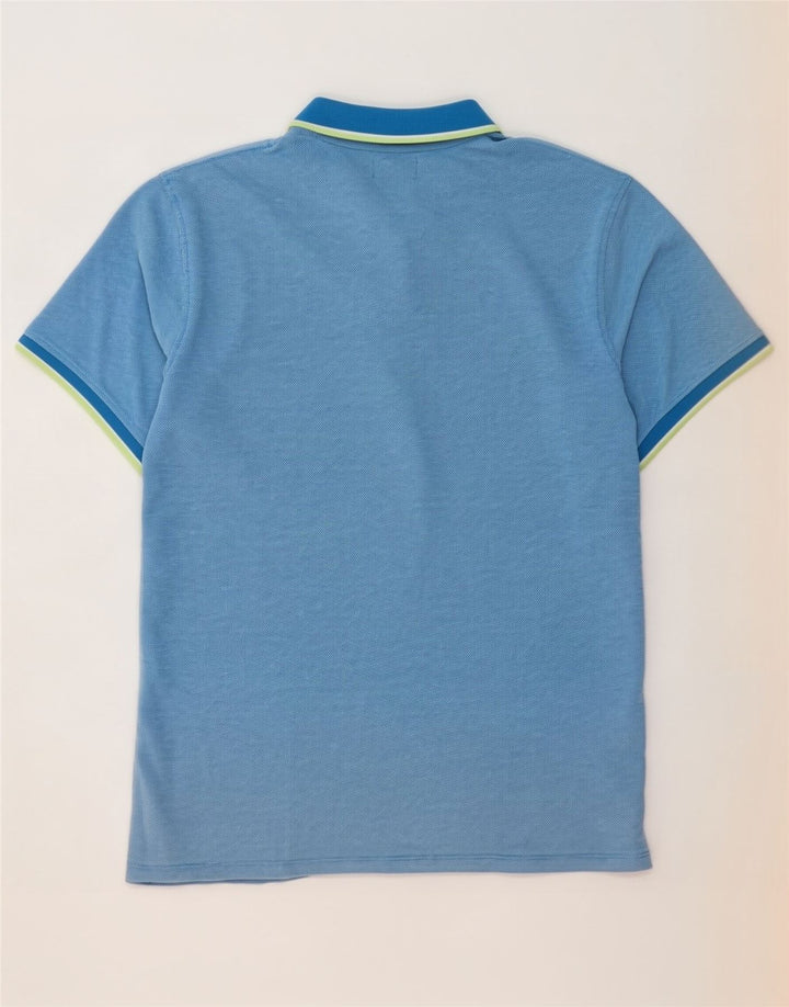 Camisa polo masculina Jack & Jones XL algodão azul