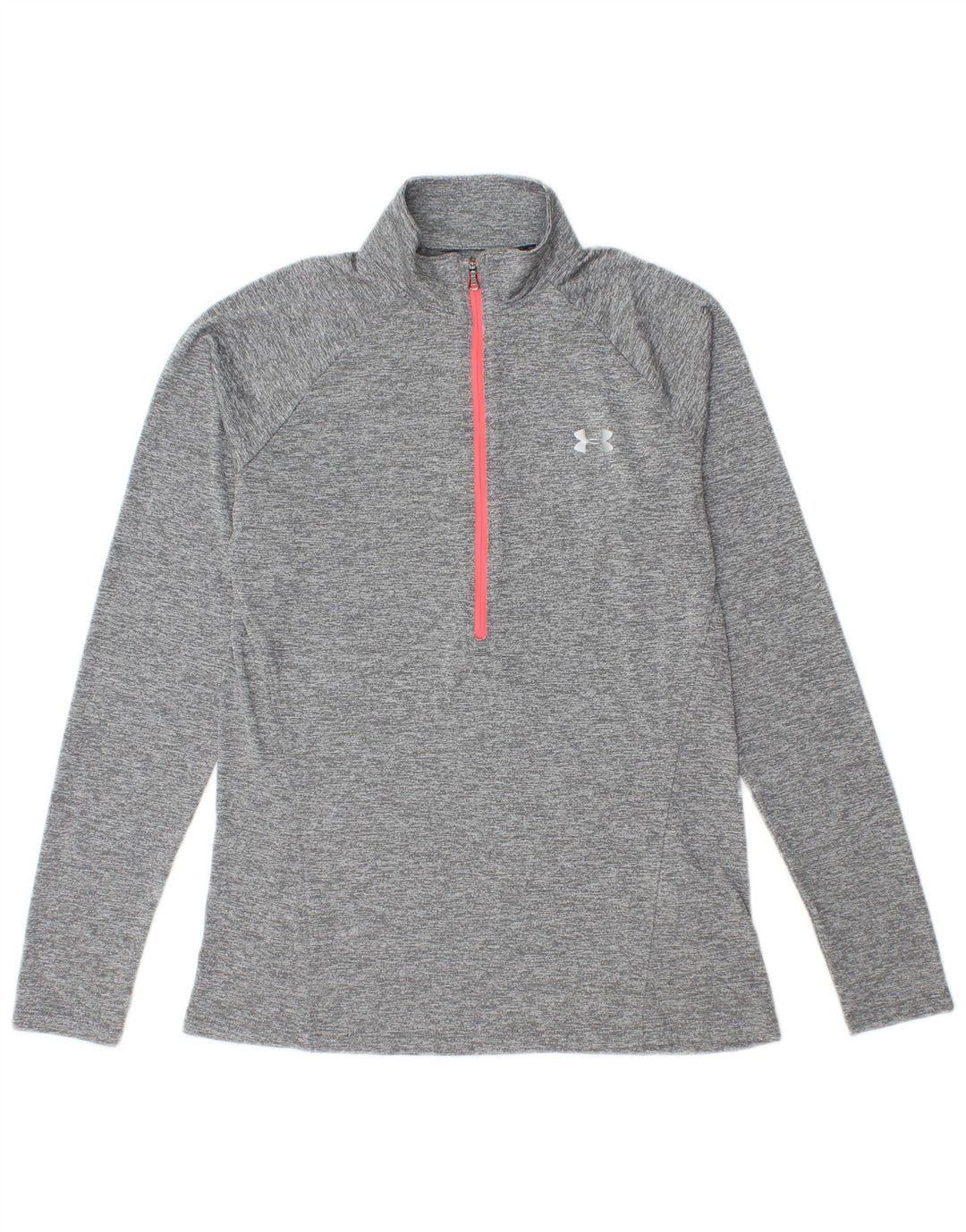Under Armour Womens Heat Gear Pulôver Treino Top Reino Unido 14 Grande Cinza