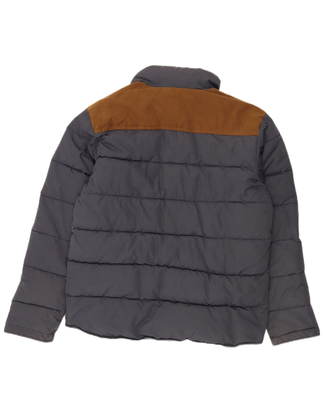 Jaqueta acolchoada masculina Quiksilver UK 40 grande algodão azul marinho