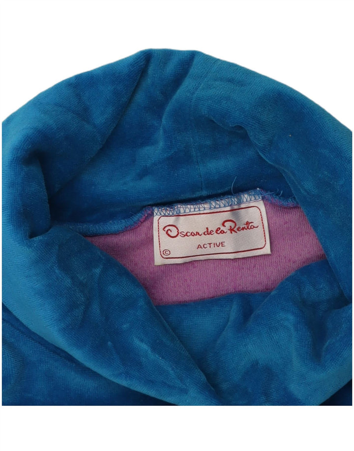 Oscar De La Renta moletom feminino jumper UK 14 médio multicolorido