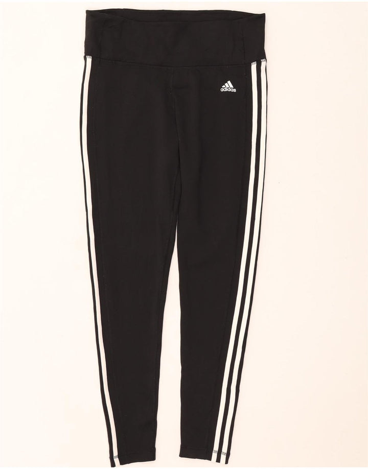 Leggings Adidas Climalite Feminina UK 16/18 Grande Poliéster Preto