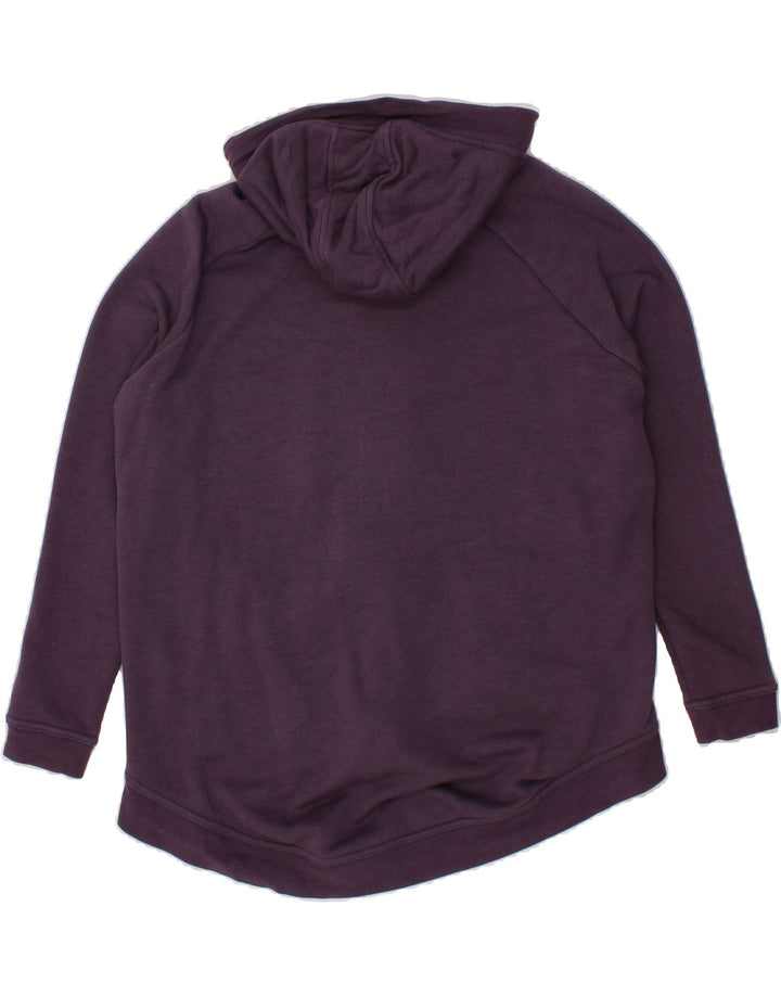 NIKE Womens Zip Hoodie Sweater UK 14 Medium Purple Cotton Vintage Nike and Second-Hand Nike from Messina Hembry 
