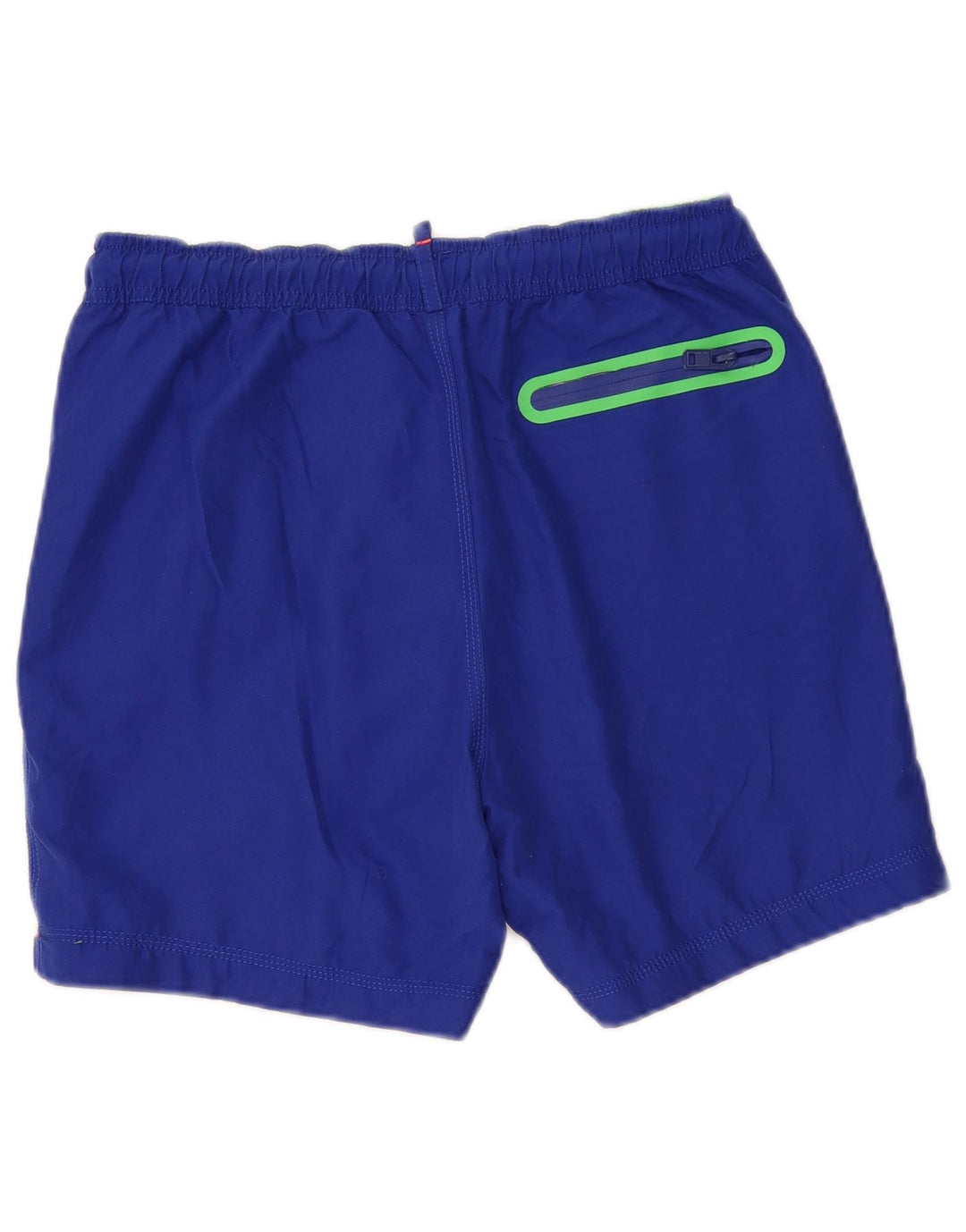 Shorts de natação masculino SUPERDRY gráfico azul médio poliéster