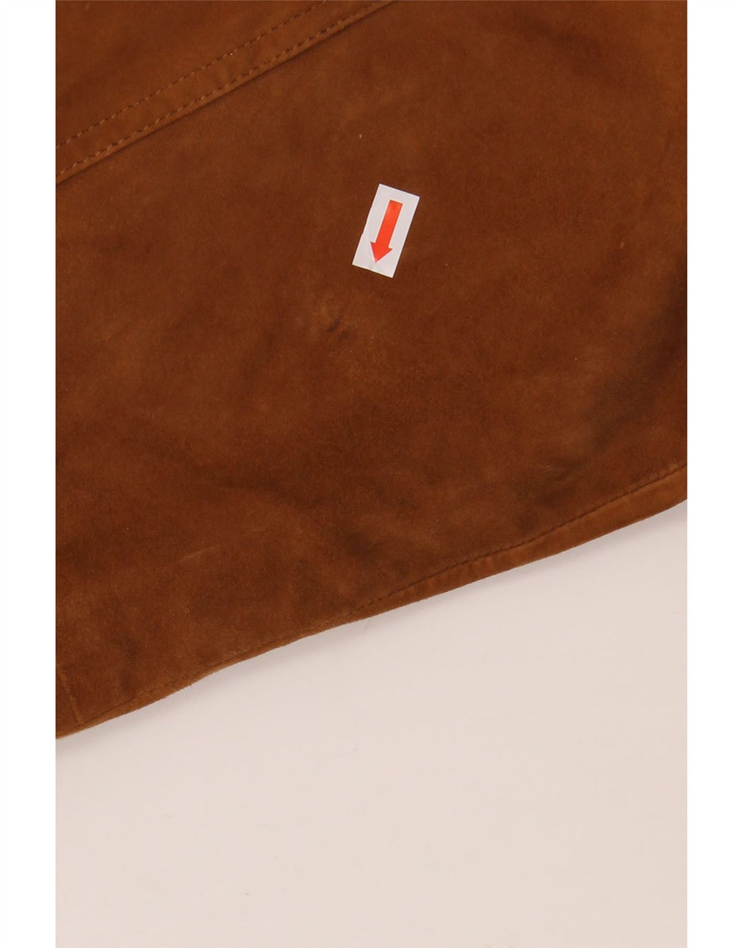 Jaqueta bomber masculina VINTAGE de camurça IT 58 4XL couro marrom