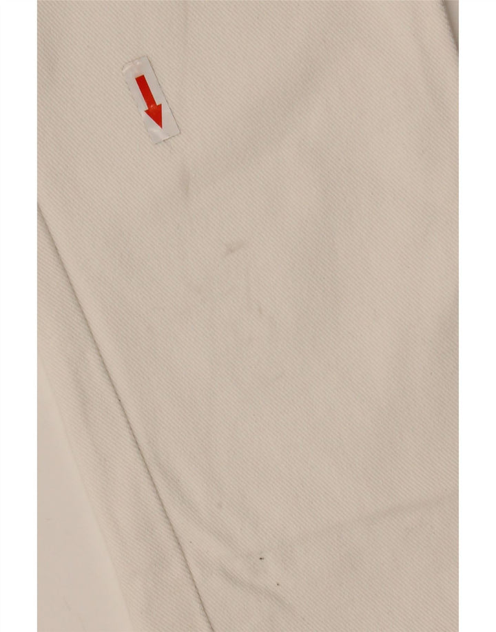 Calça jeans feminina Roy Rogers W30 L31 algodão branco