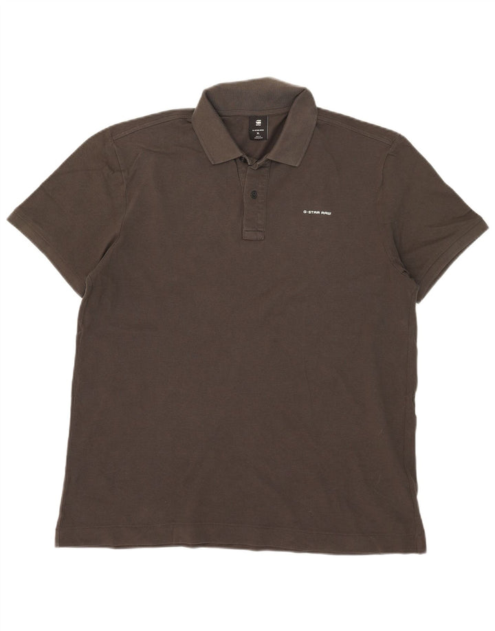 Camisa polo masculina G-Star Raw XL algodão cáqui