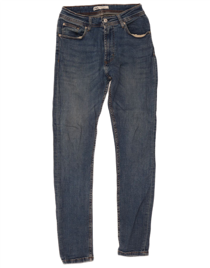 Zara Jeans Skinny Masculino EU 40 Médio W31 L32 Azul
