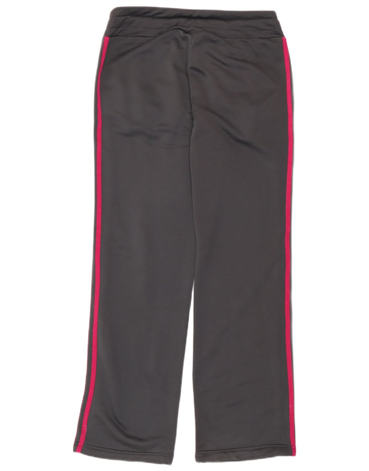Calças de treino femininas Adidas UK 10 poliéster cinza pequeno