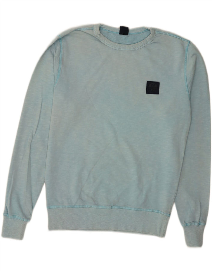 North Sails moletom masculino jumper pequeno azul algodão