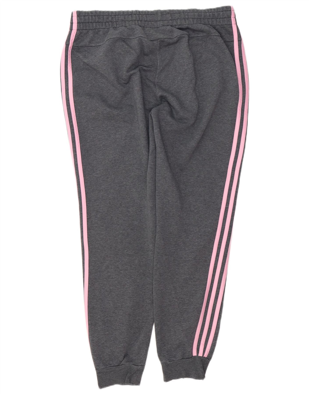 ADIDAS Calças de treino femininas Joggers UK 16/18 Grande Cinza Flecked