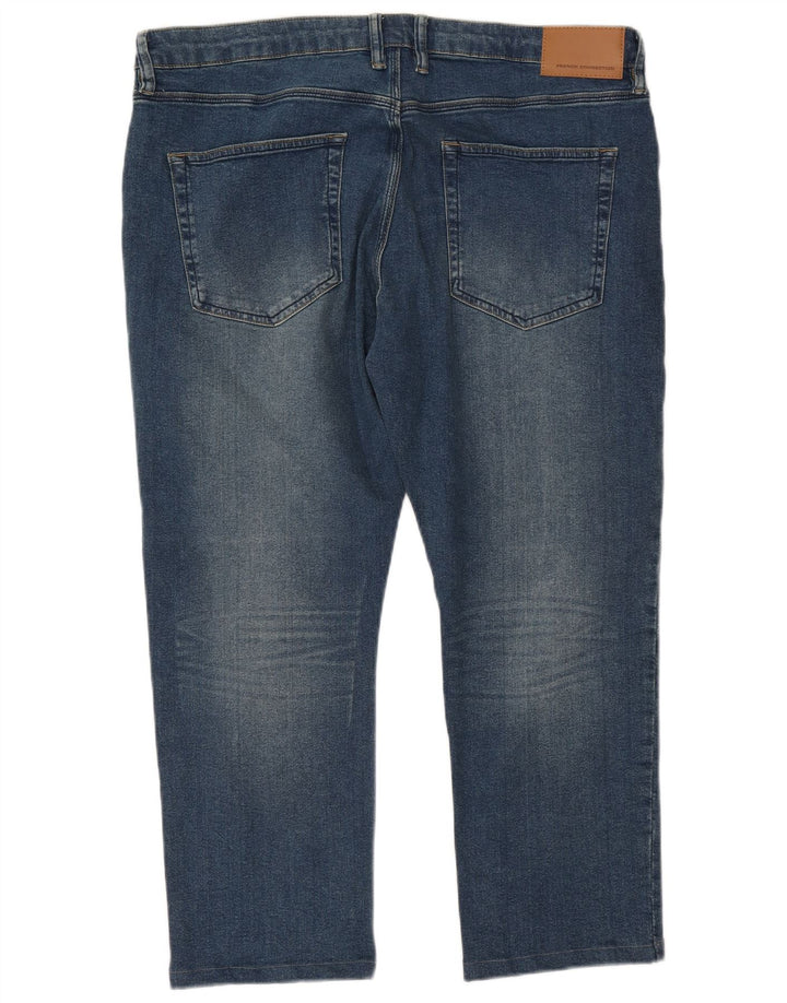 French Connection Masculino Slim Jeans W38 L25 Azul Algodão