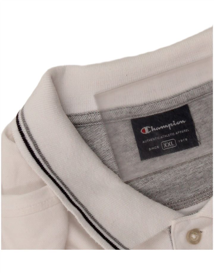 Camisa polo masculina Champion 2XL branca