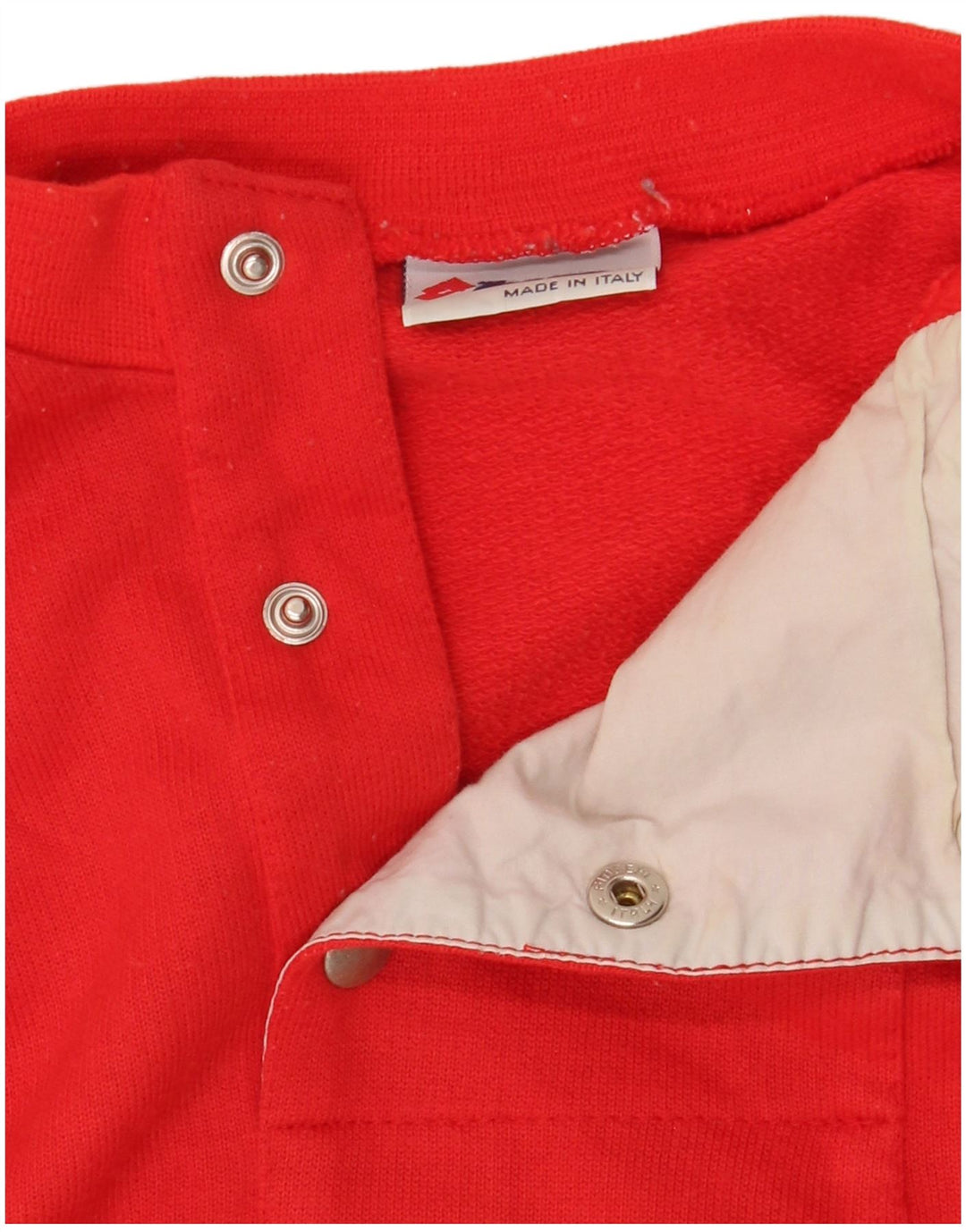 Suéter masculino Lotto com gola redonda e pequeno algodão colorido vermelho